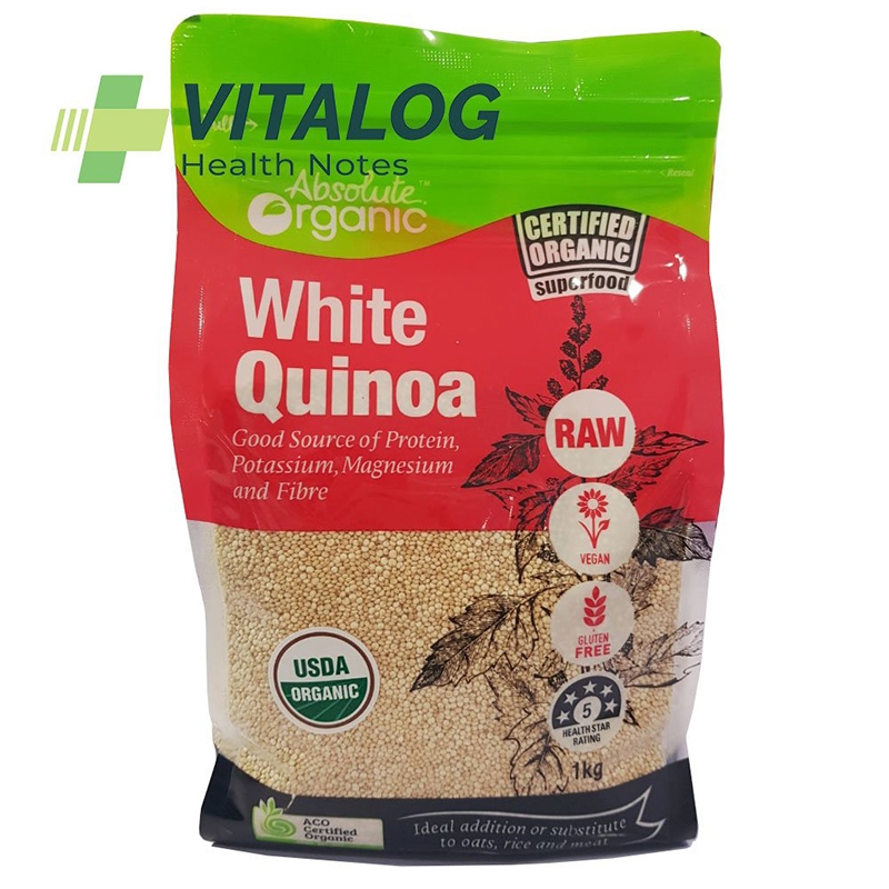 Hạt diêm mạch White Quinoa úc - Vitalog Health - Công Ty Cổ Phần Giải Pháp Sức Khỏe Và Sắc Đẹp Thành Lộc